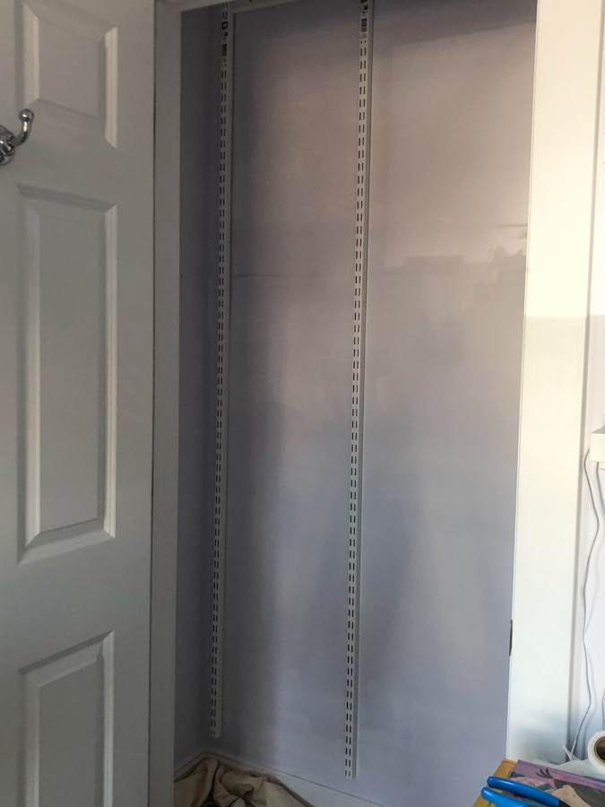 toddler closet during update