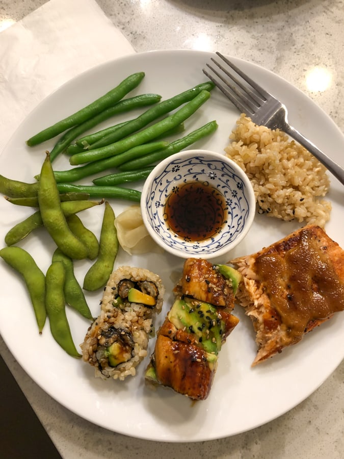 sushi rock delivery dinner