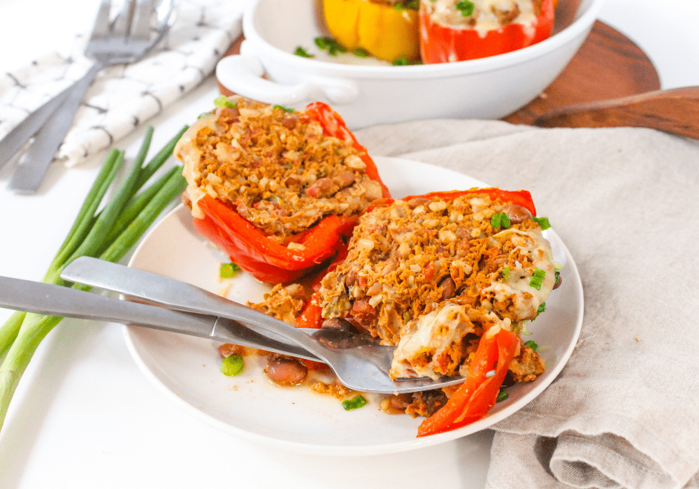 gluten free Instant Pot stuffed peppers