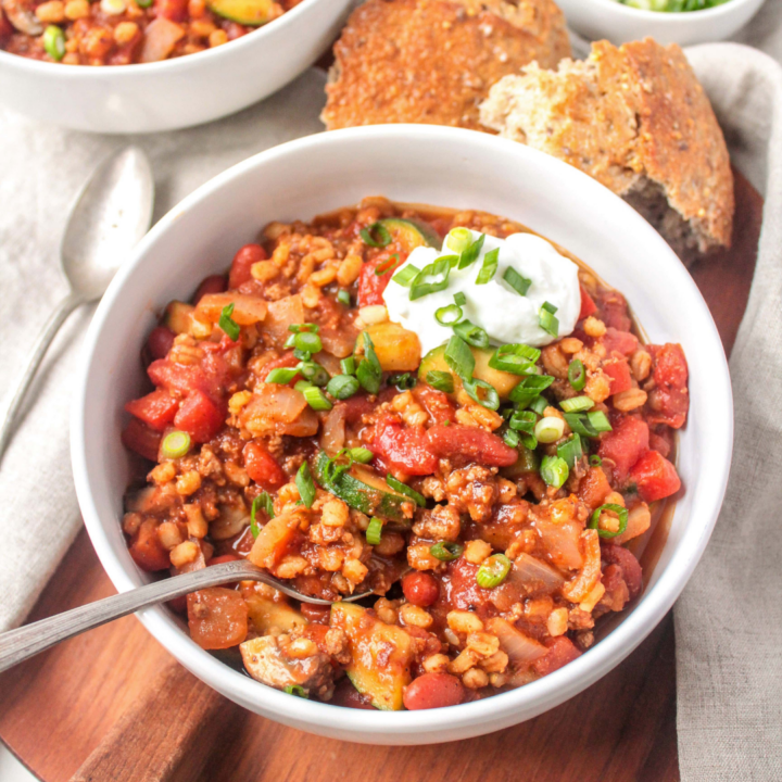 Ground Turkey Barley Soup with Vegetables & Beans (Easy & Cozy)