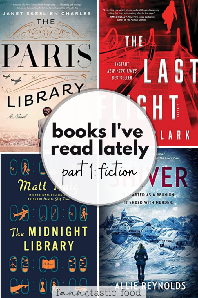 fiction books I've read lately