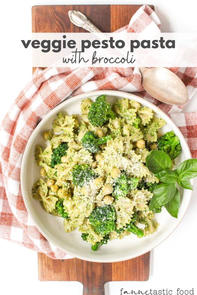 veggie pesto pasta