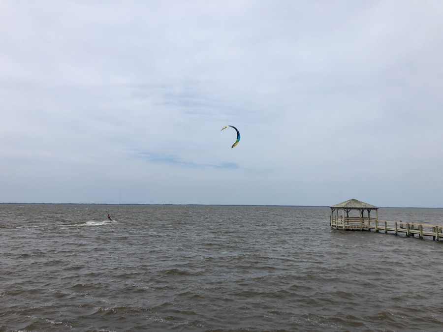 kitesurfing in duck NC
