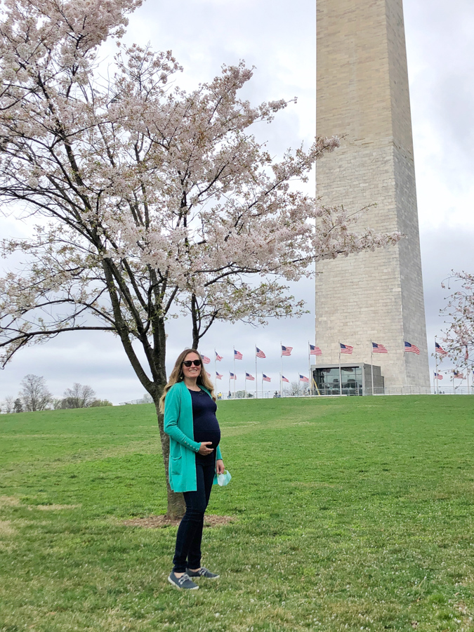 32 weeks pregnant at the washington monument