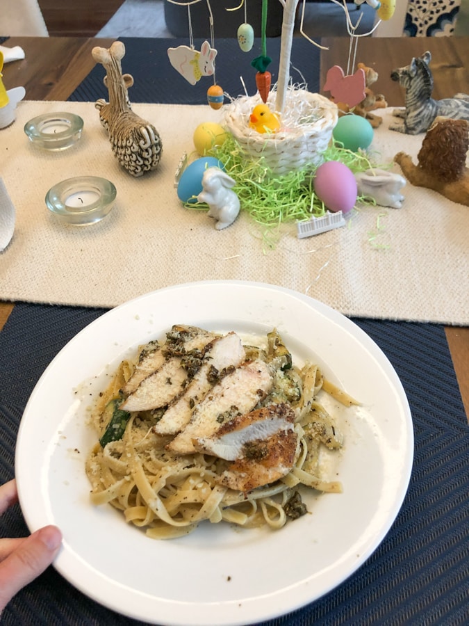 pasta with capers and chicken