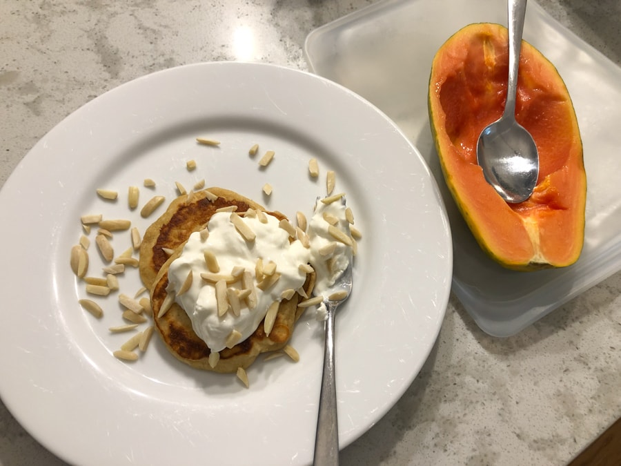 more pancakes plus papaya