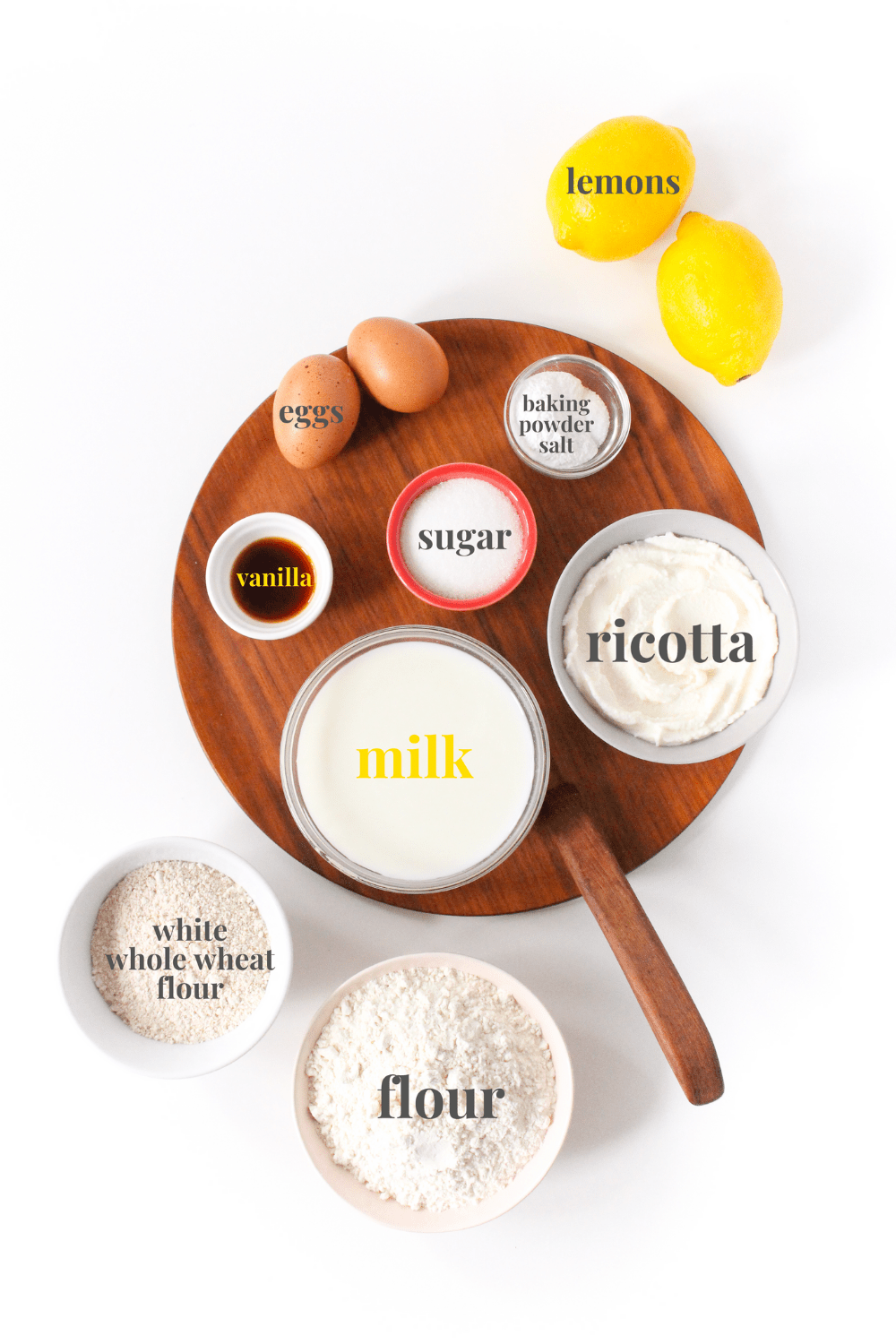 lemon pancakes ingredients