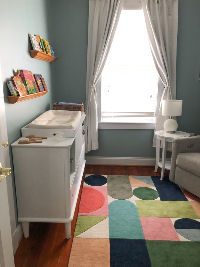 baby boy nursery colorful