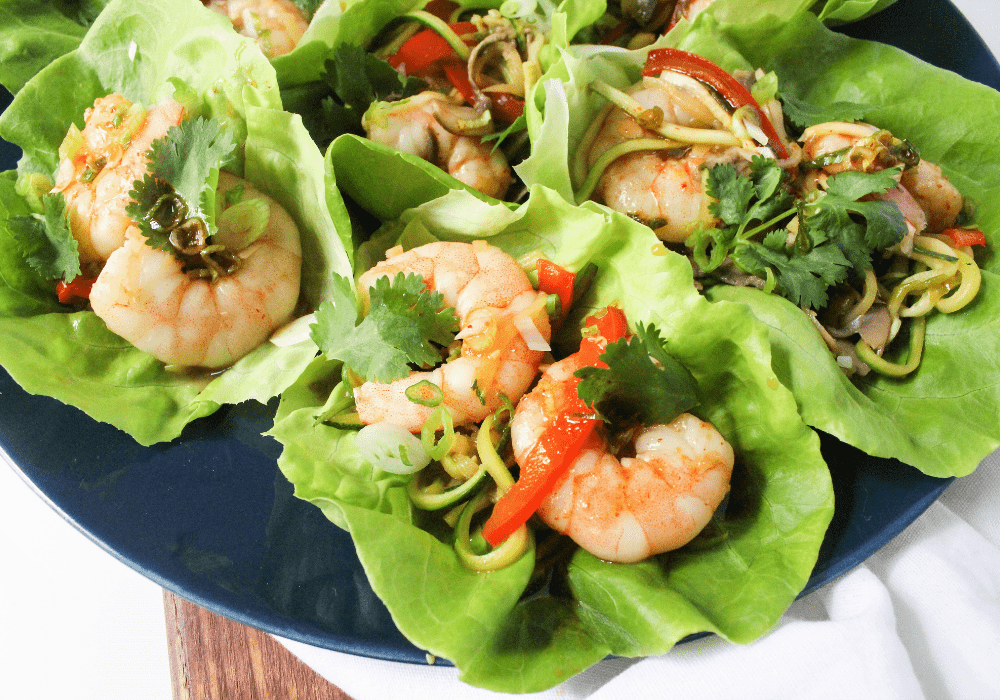 dairy free shrimp lettuce wraps