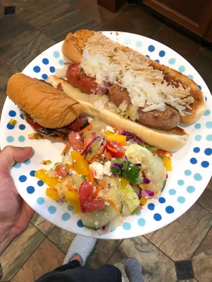 burgers and brats night