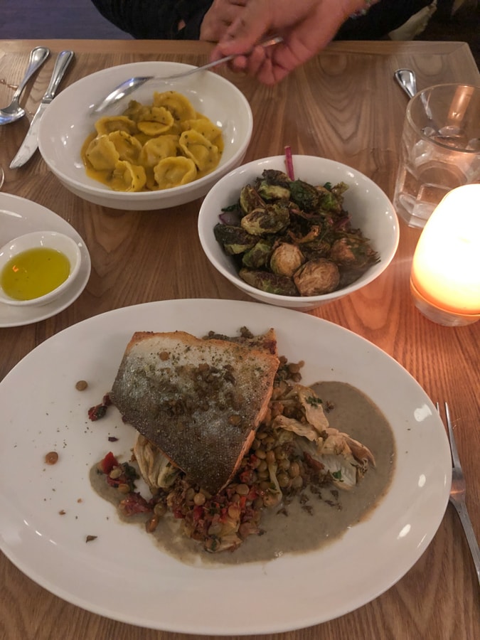 dinner at thompson italian in falls church 