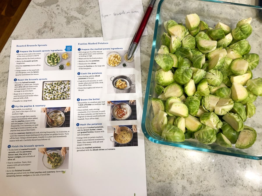 planning out thanksgiving timing