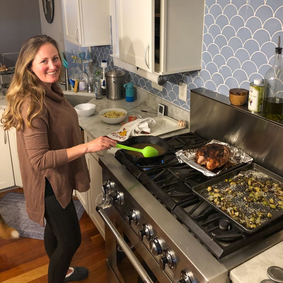 preparing blue apron thanksgiving recipes