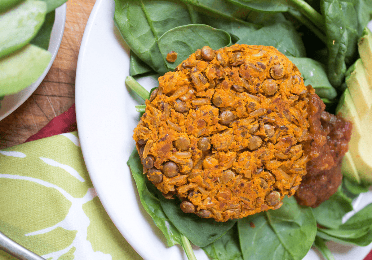 lentil mushroom patties