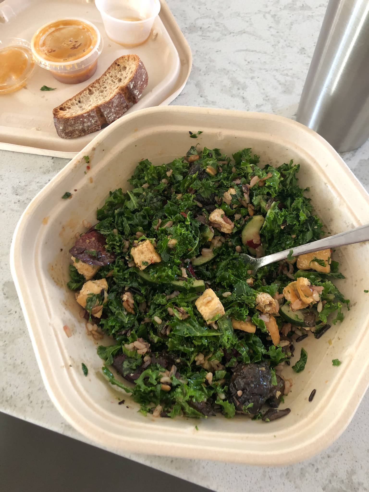 sweetgreen tofu mushroom salad