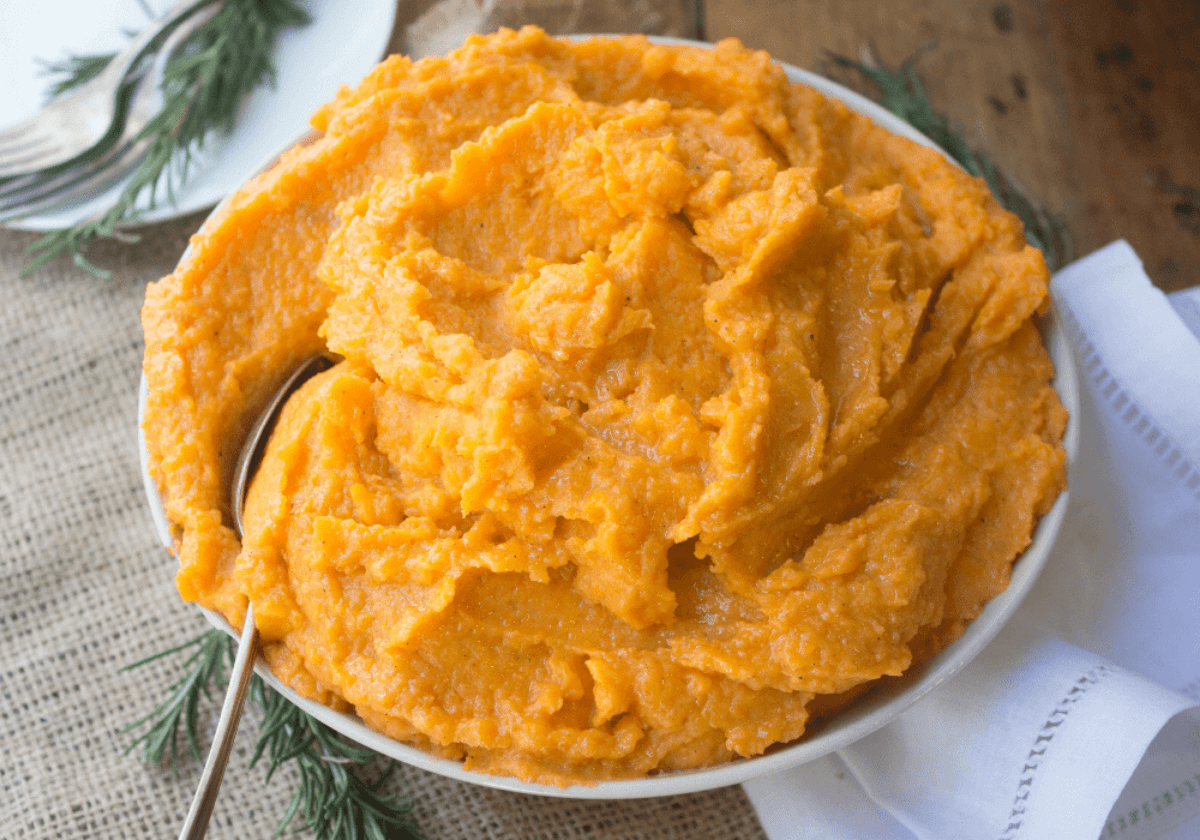 healthy mashed sweet potatoes