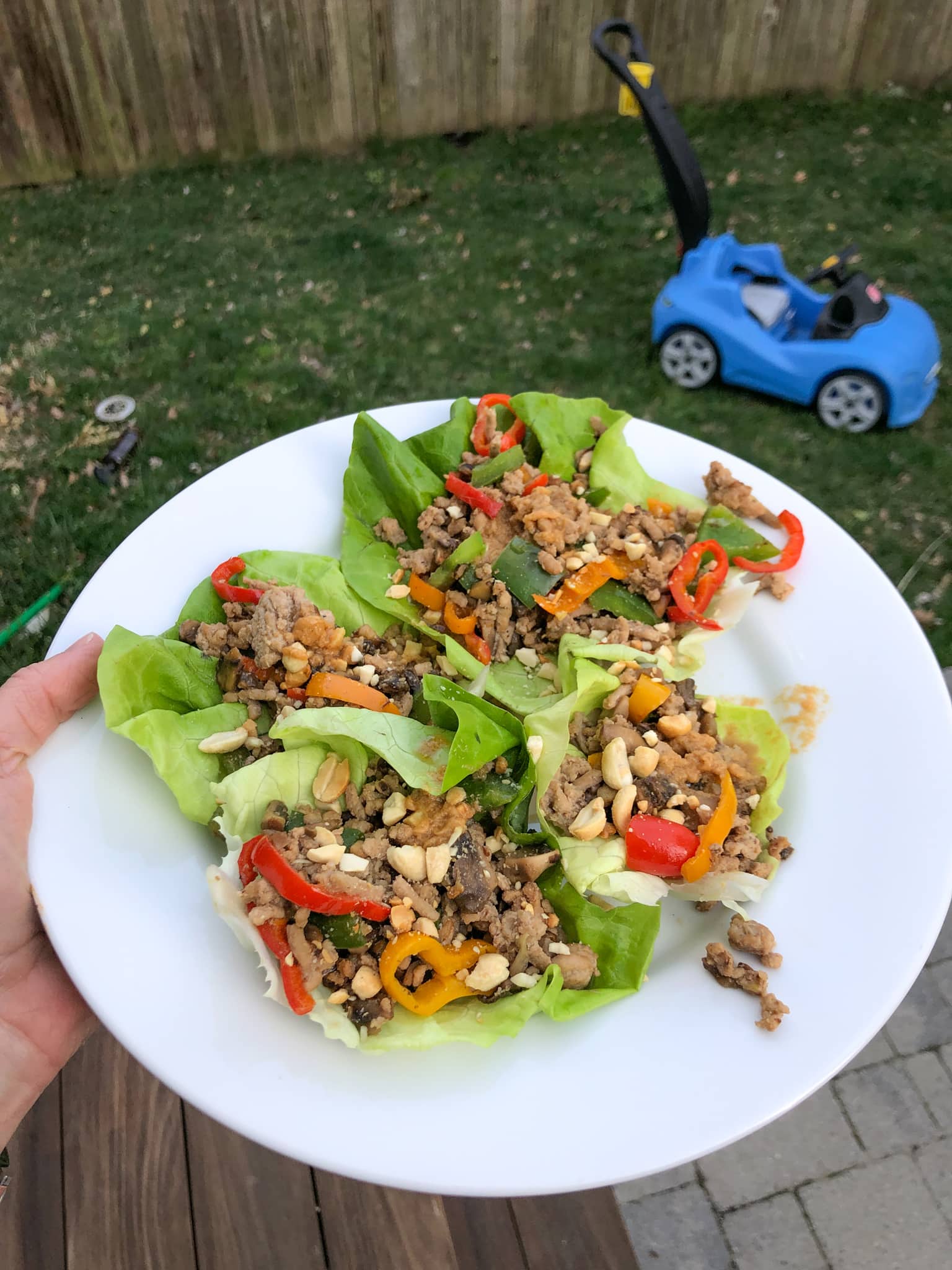 blue apron lettuce wraps