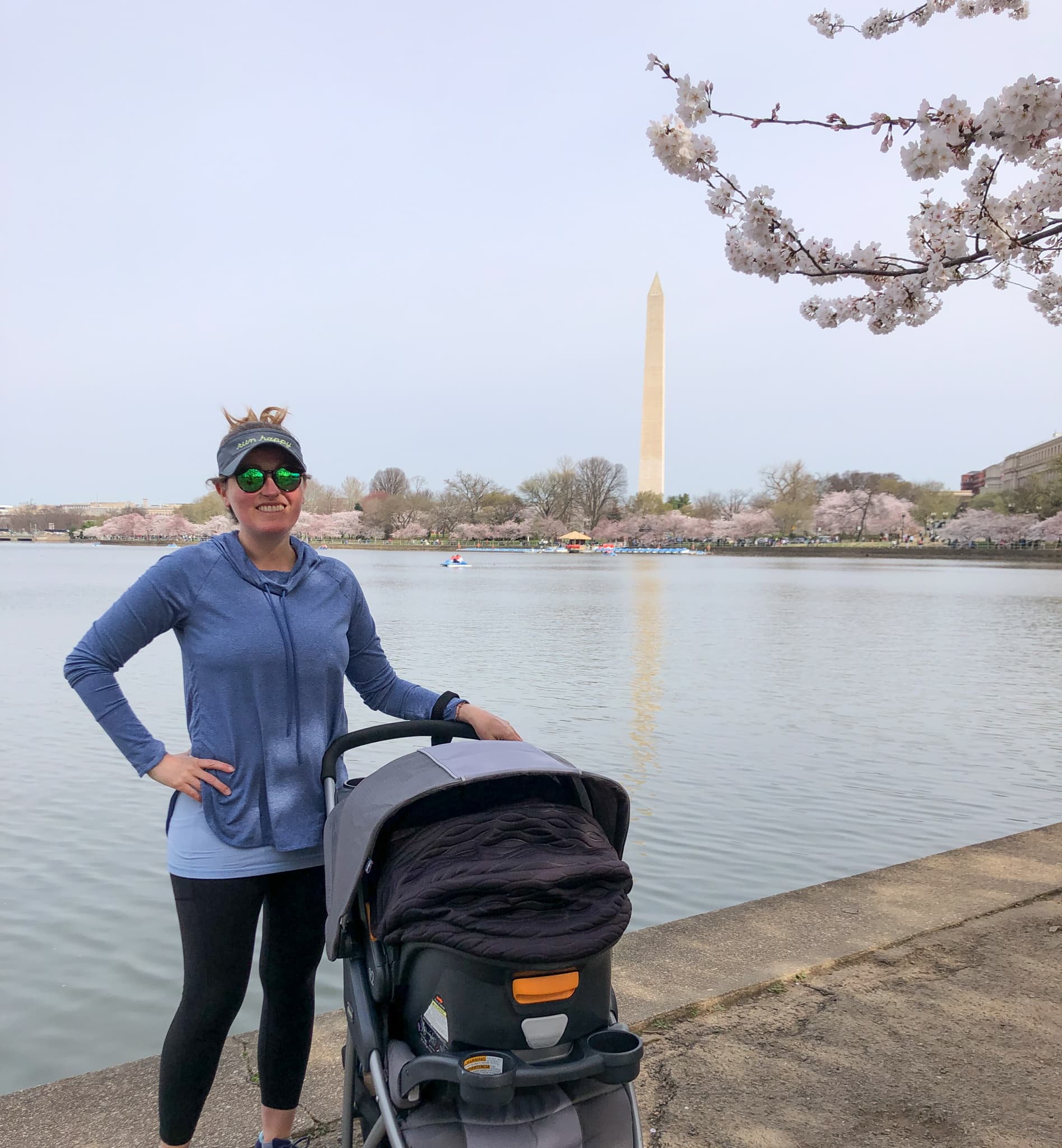 visiting the dc cherry blossoms at the tidal basin