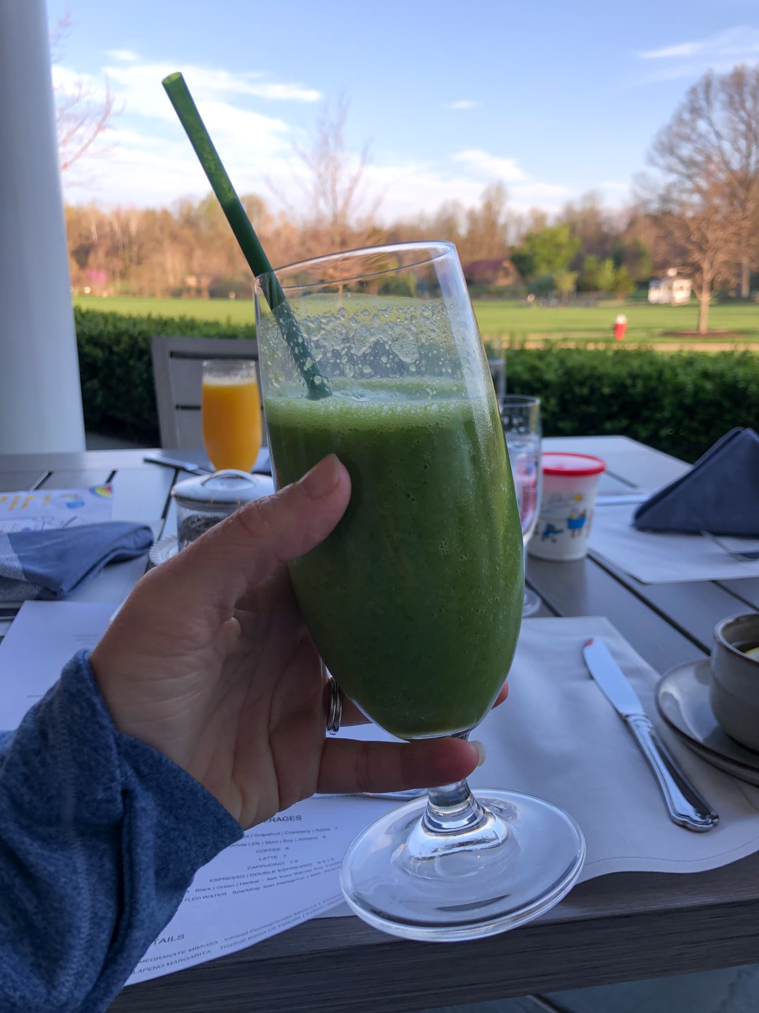 green smoothie salamander hotel breakfast