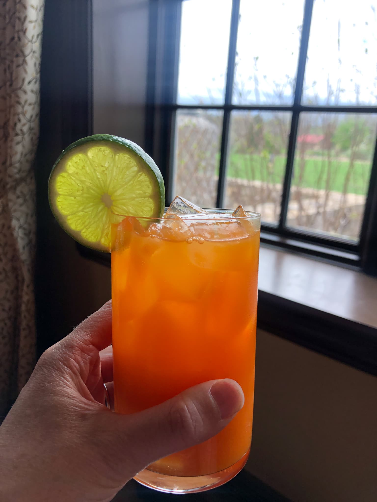carrot orange juice mocktail