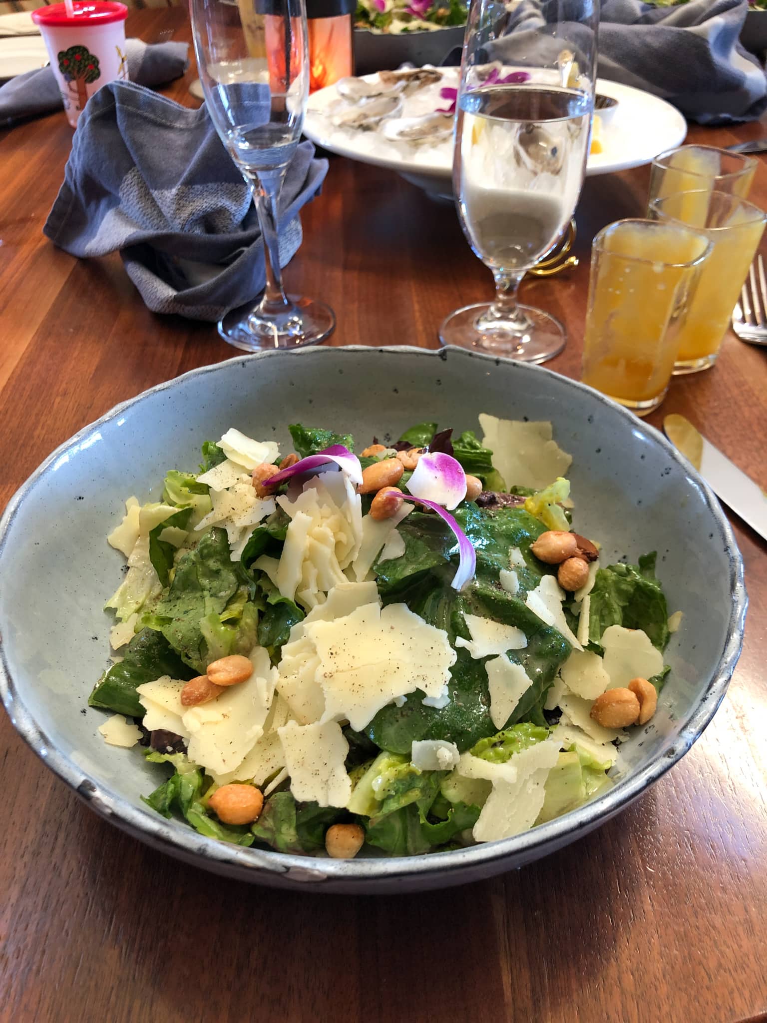 virginia greens salad with peanuts
