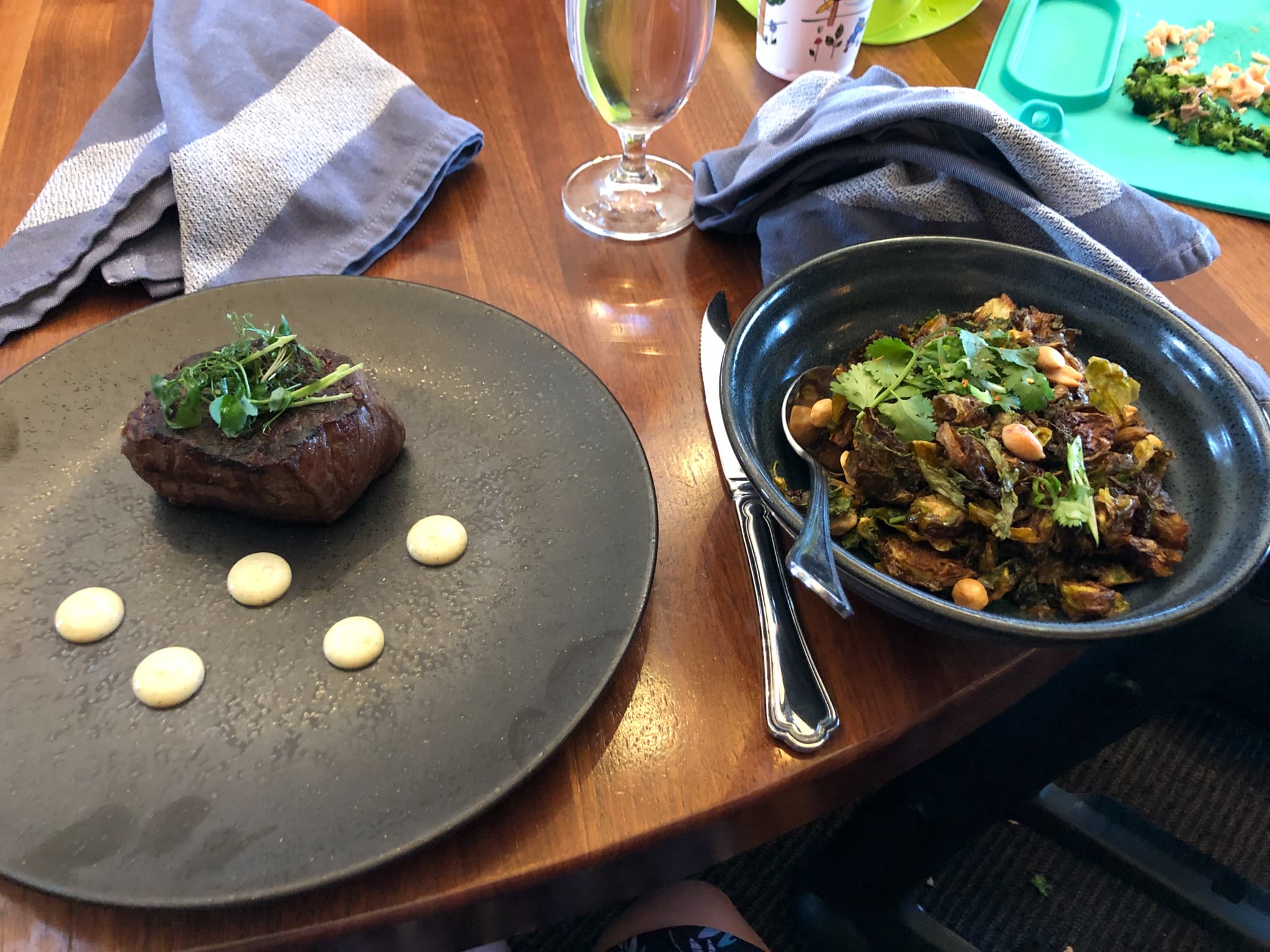 bison dinner at harriman's in salamander hotel