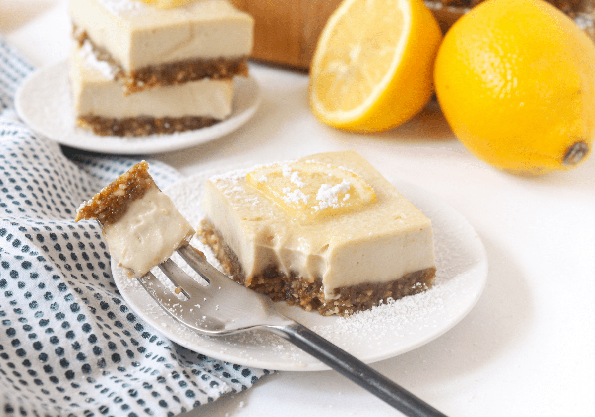 no bake lemon bars with oatmeal nut crust