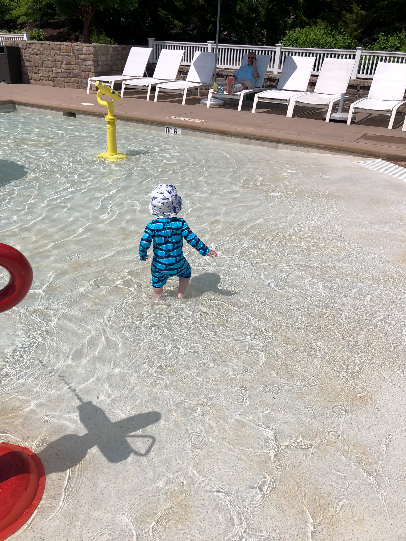 baby pool at the homestead