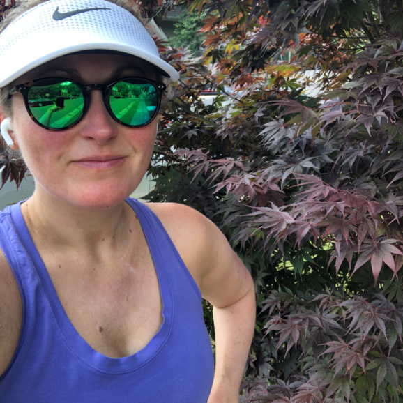 out for a run.