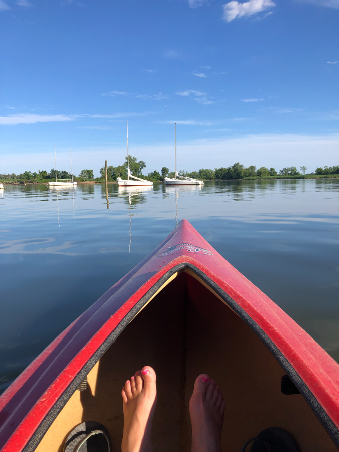 kayaking near belle haven marina
