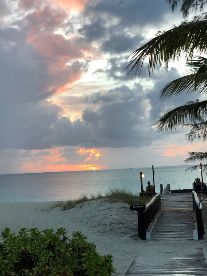 turks and caicos sunset