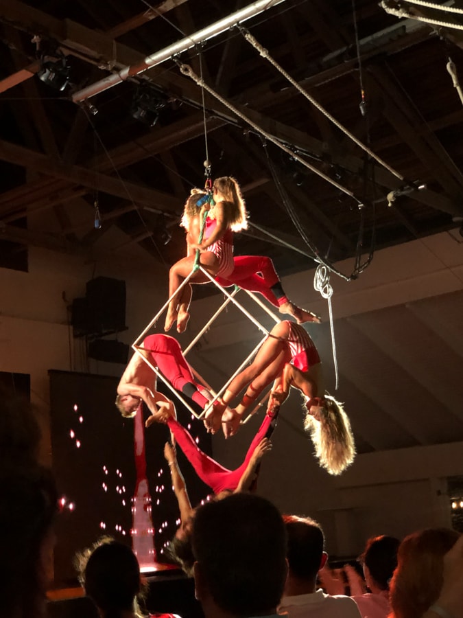 club med turkoise trapeze show