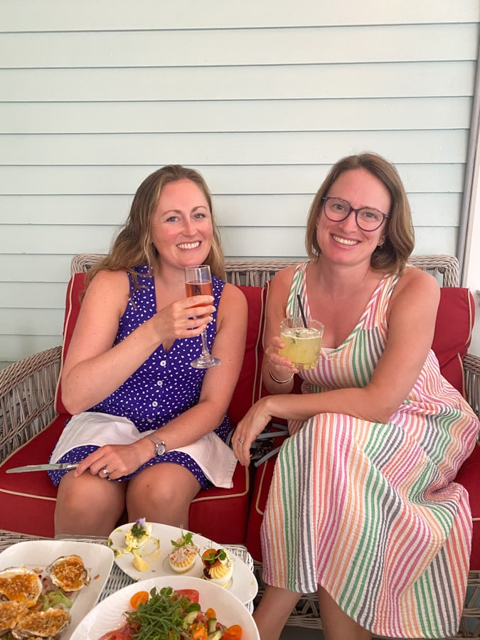 having drinks at The Virginia hotel