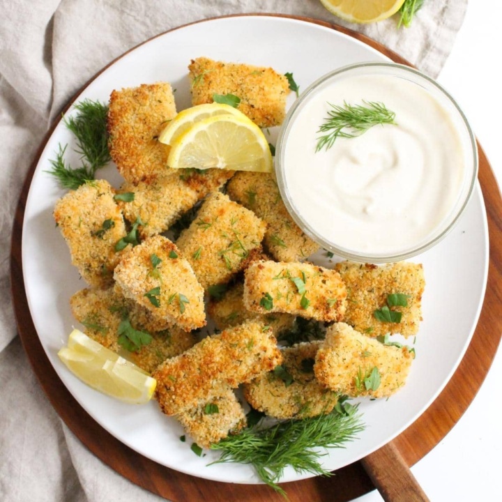 Crispy Oven Baked Salmon Bites with Panko (Sheet Pan)
