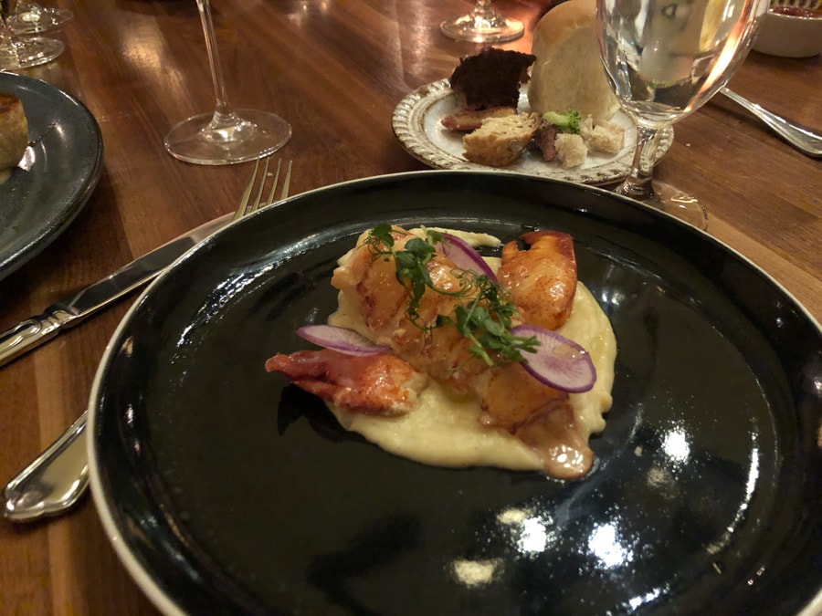 lobster from harriman's inside the salamander