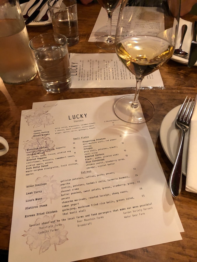 lucky restaurant menu roanoke