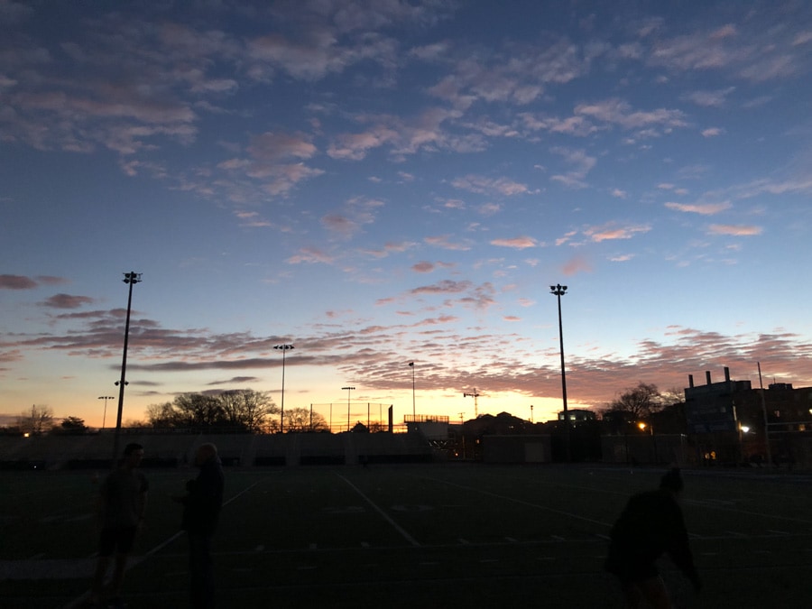sunrise at the track