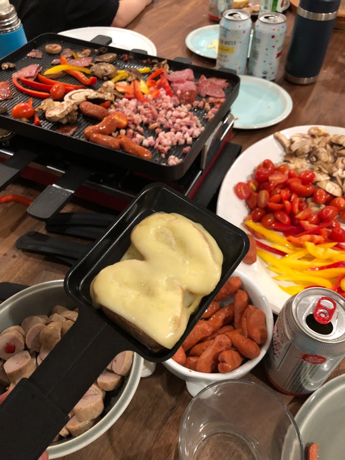 raclette dinner