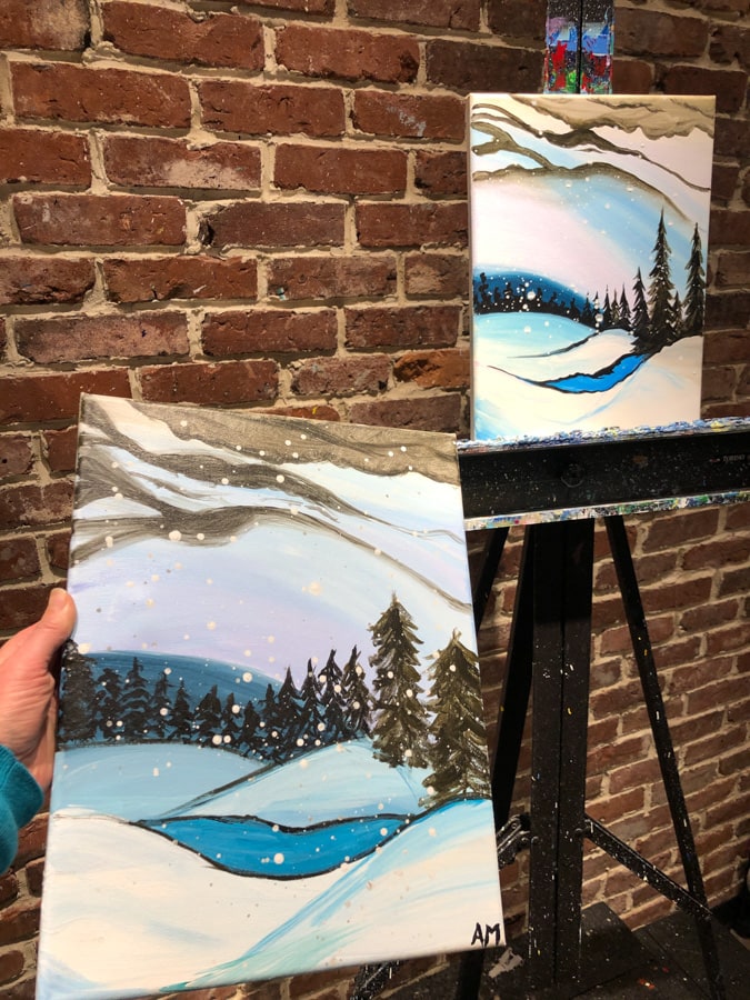 painting at muse in ballston
