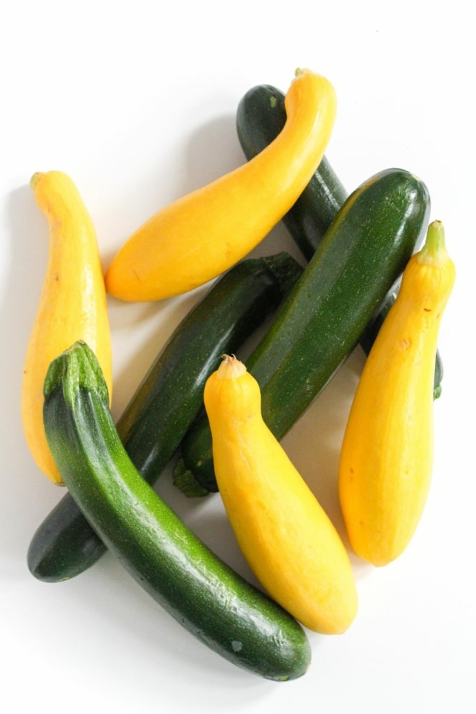 whole zucchini and squash