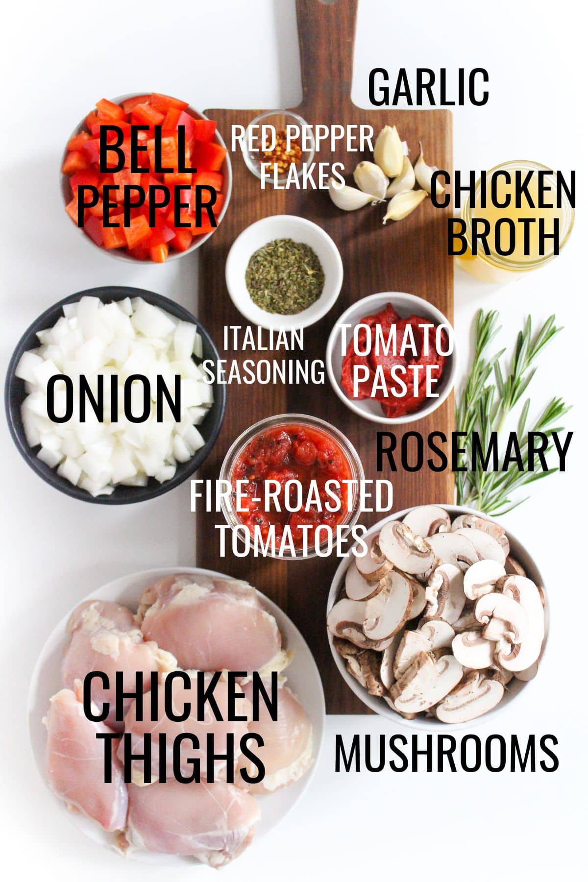 chicken cacciatore ingredients