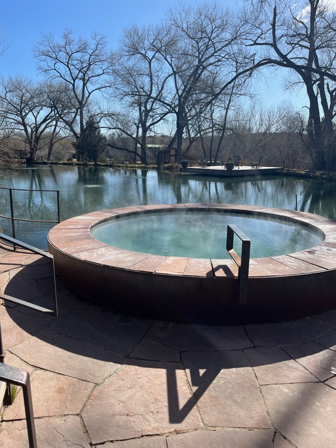 ojo santa fe outdoor hot tub