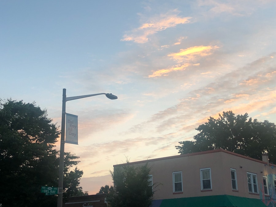 sunrise view over del ray