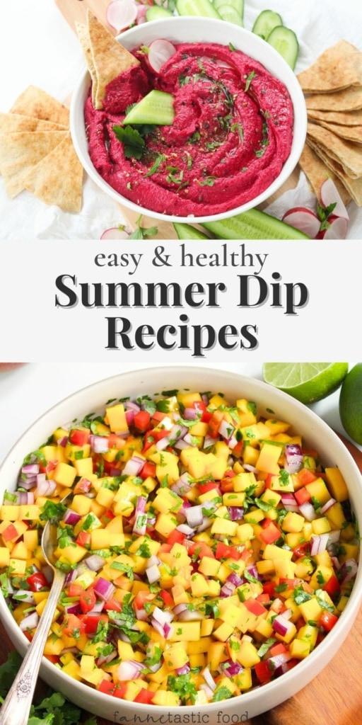 easy and healthy summer dip recipes