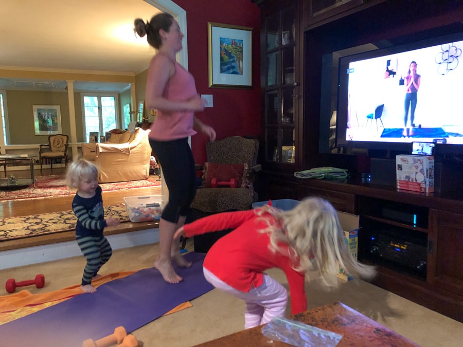at home workout