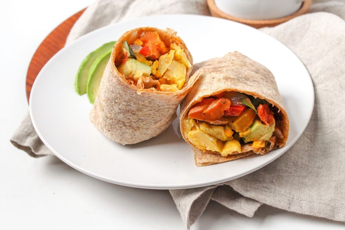 sweet potato breakfast burritos