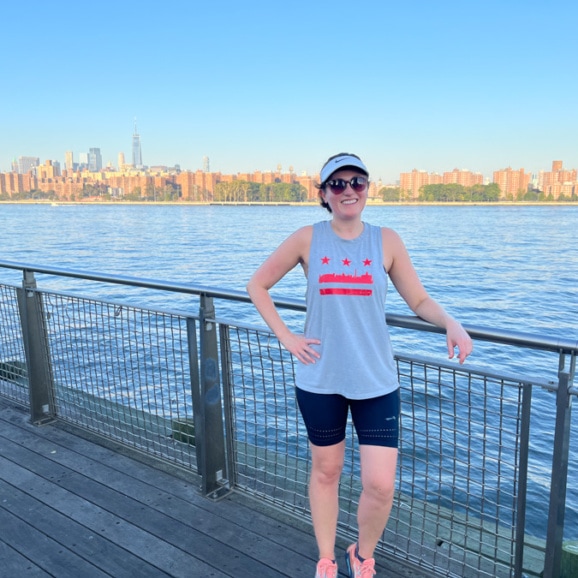 anne mauney at the brooklyn waterfront