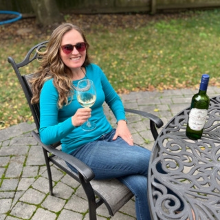 anne mauney with firstleaf wine
