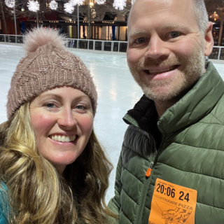 anne and matt mauney ice skating