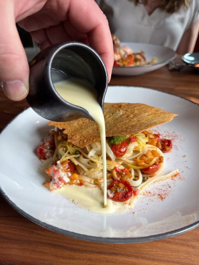 lobster fettuccine